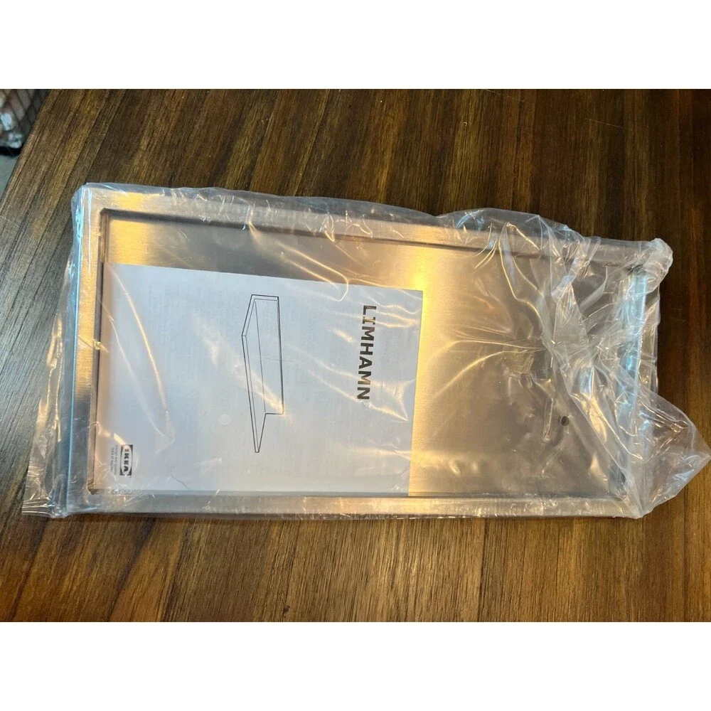 IKEA Limhamn Stainless Steel Shelf 001.777.15 - 16
